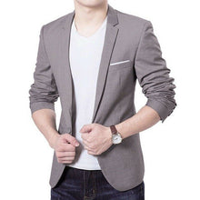 Load image into Gallery viewer, 2019 New Korean Men Blazer Casual Slim Fit Office Suit Autumn Winter Jacket Coat Formal Masculina Blazer Men's Business Blazers