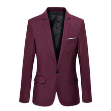 Load image into Gallery viewer, 2019 New Korean Men Blazer Casual Slim Fit Office Suit Autumn Winter Jacket Coat Formal Masculina Blazer Men's Business Blazers