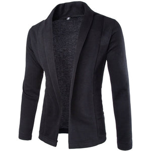 2019 Autumn  Newest Men's Casual Slim Fit No Button Suit Blazer Business Work Coat Jacket Outwear Size M-2XL